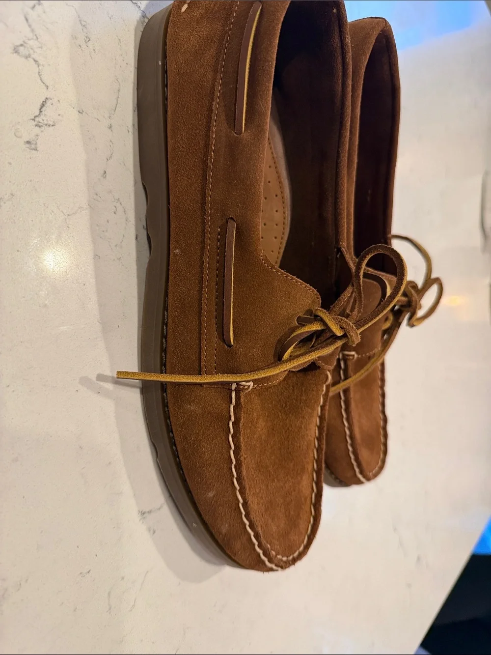 Sperry Top-Sider Men's Casual Suede Lace-Up Shoes - Brown